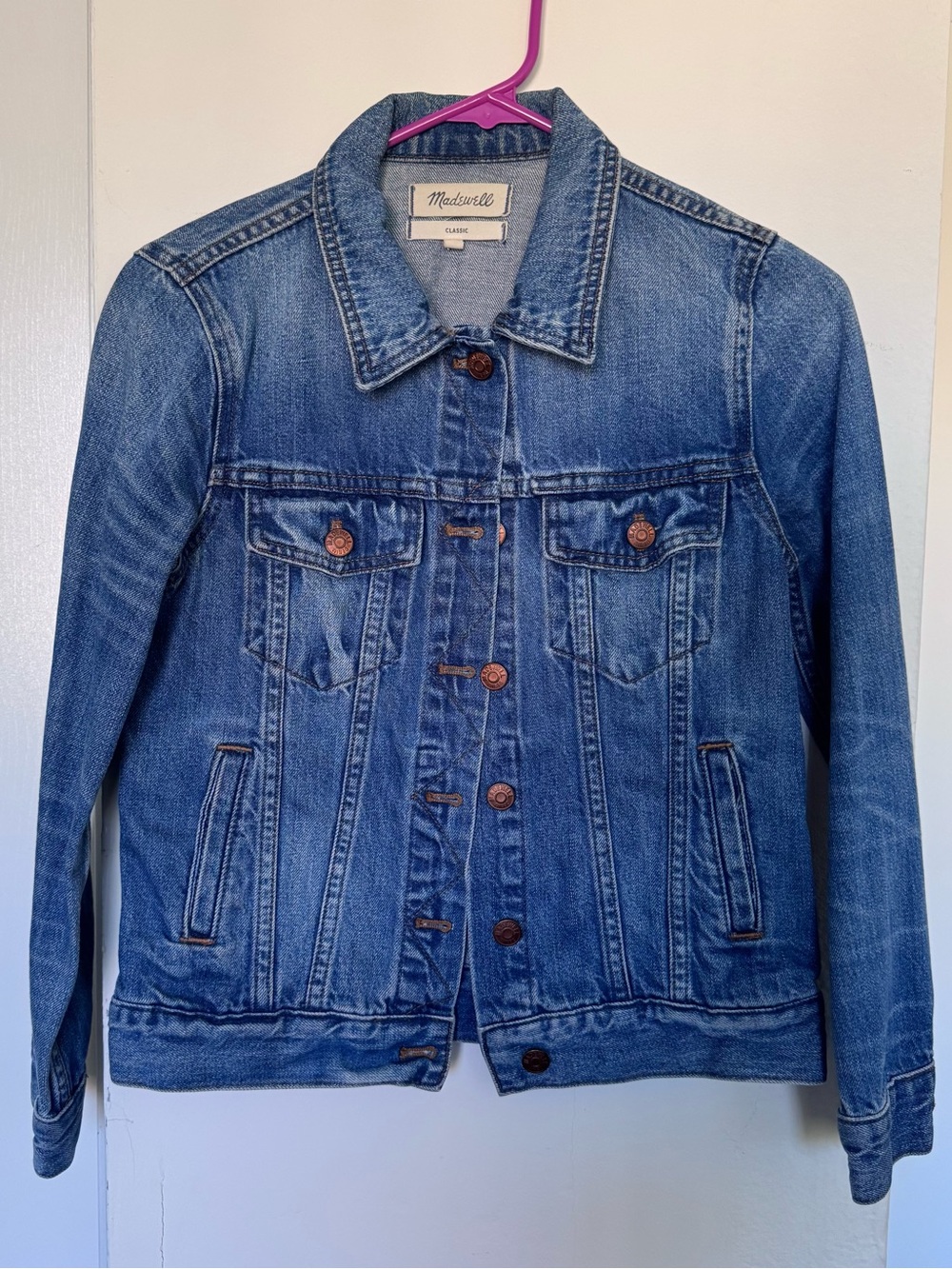 Madewell Petite Jean Jacket in Pinter Wash